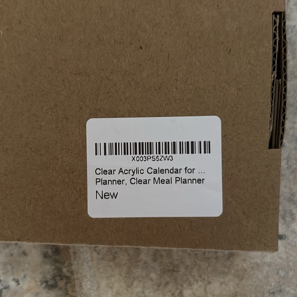 Clear Acrylic Calendar/Planner - Picture 4 of 8